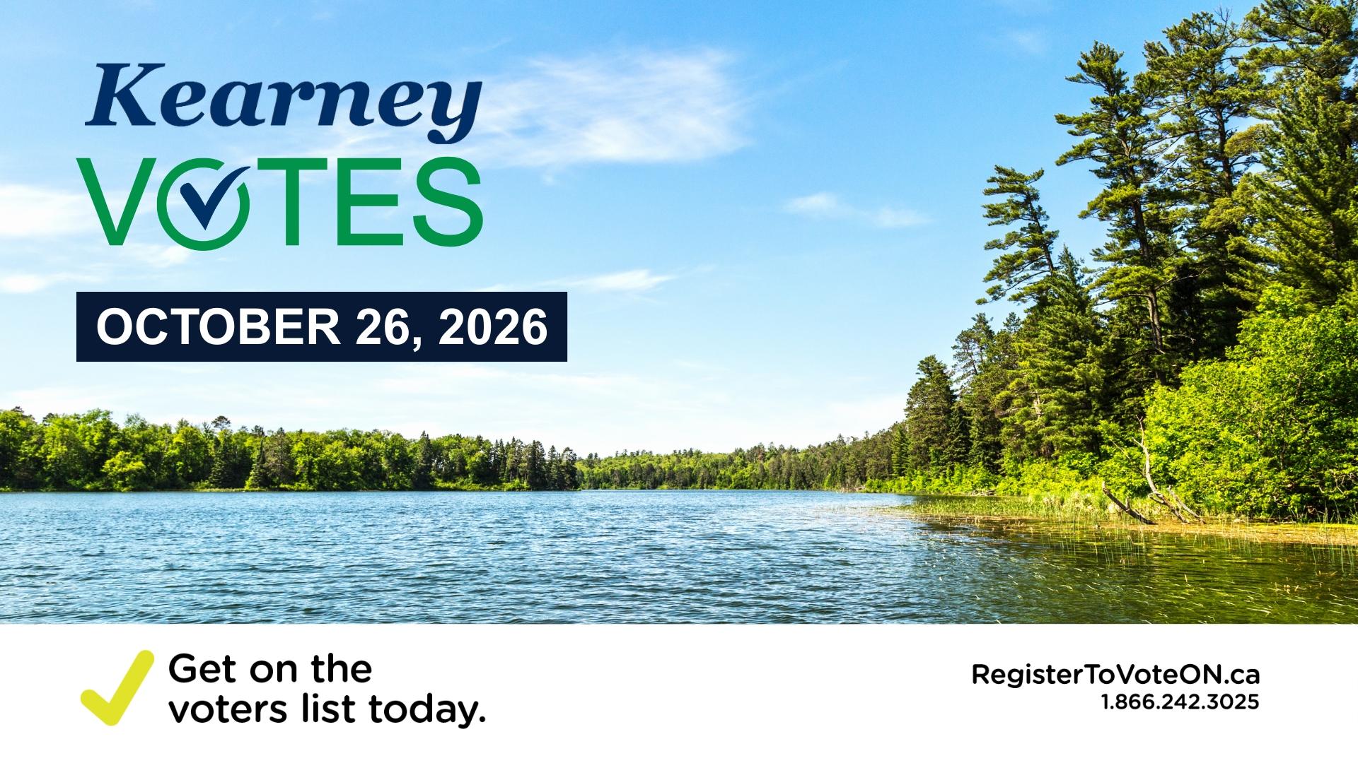 Kearney VOTES - Municipal Elections - October 26, 2026