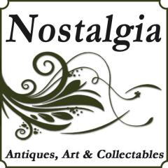 Logo for Nostalgia Antiques, Art & Collectables.