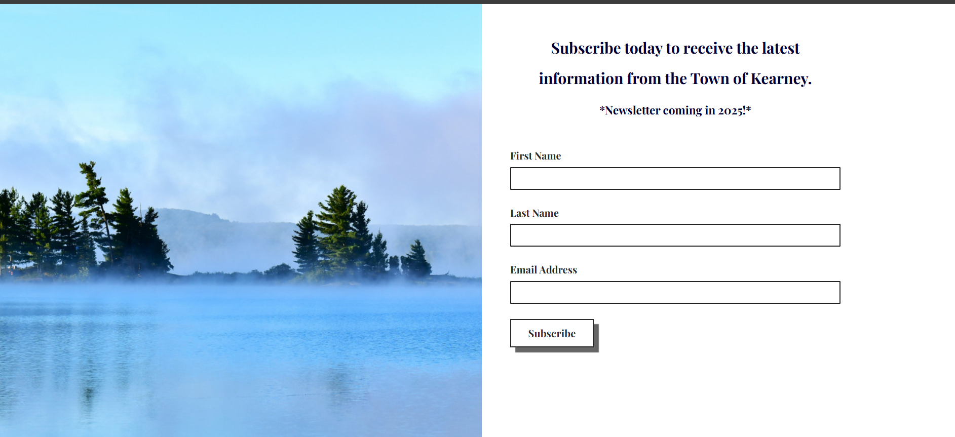 picture of sand lake with fog