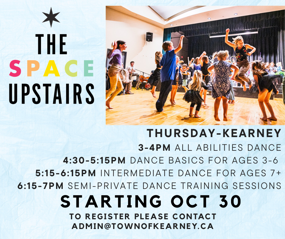 blue kids dance poster