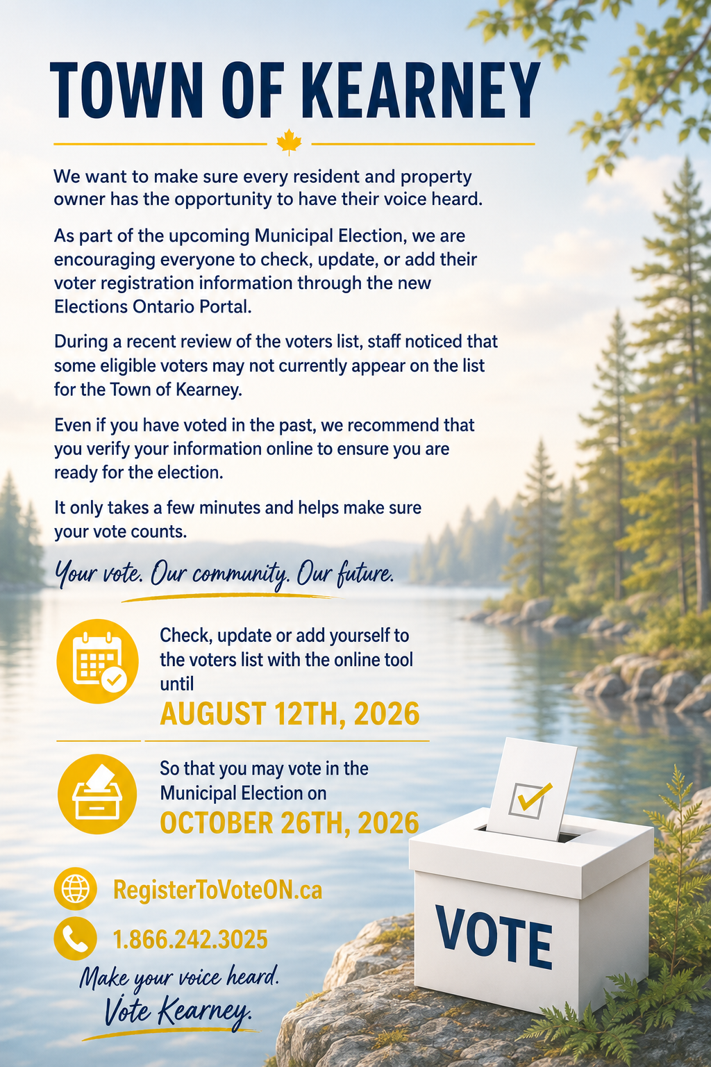 voters list poster